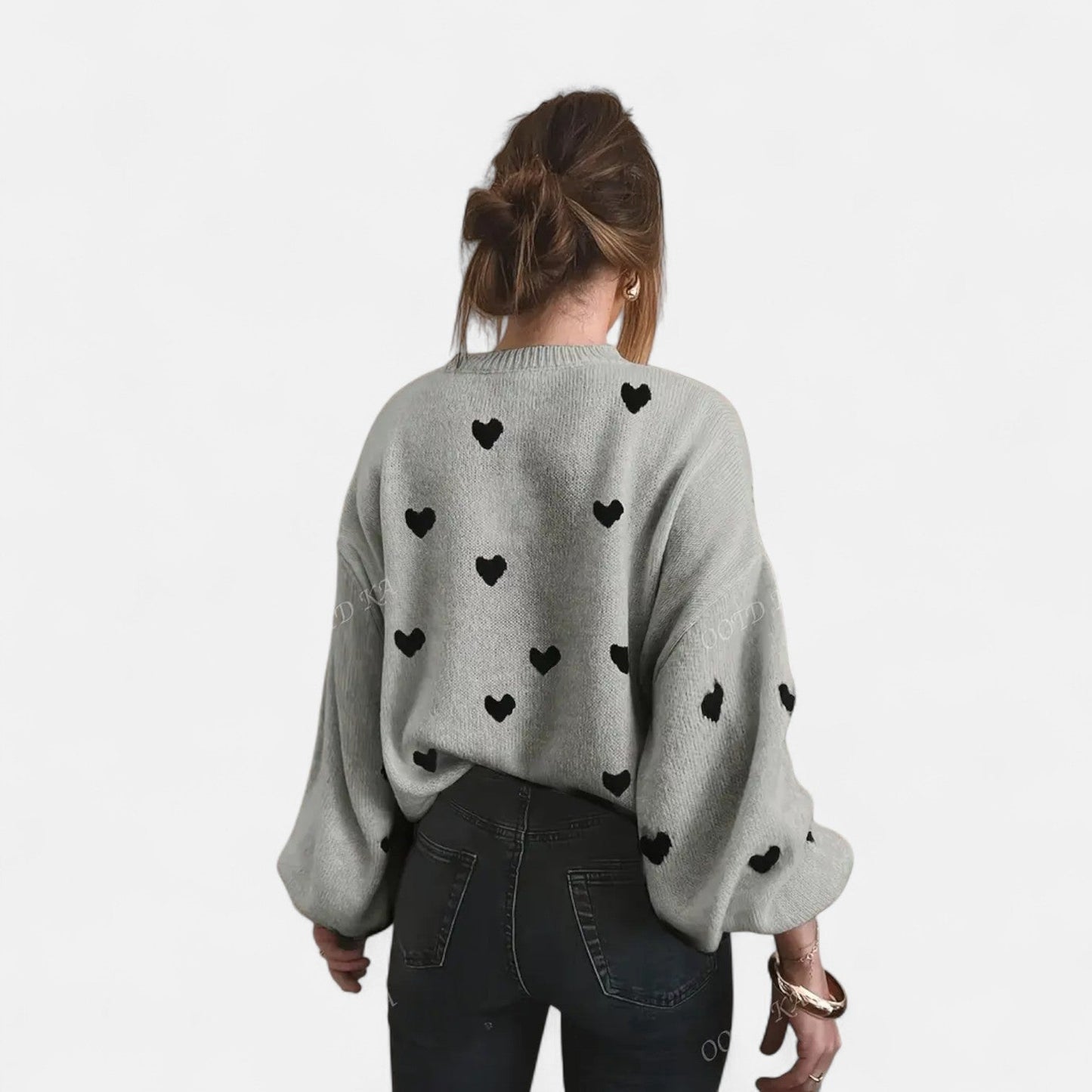 Sakura - Pull Douillet à Cœurs