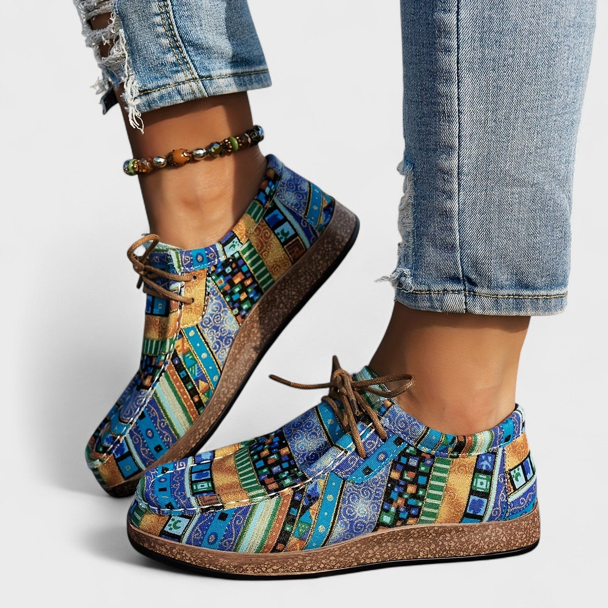Chaussures Bohèmes Patchwork Confort