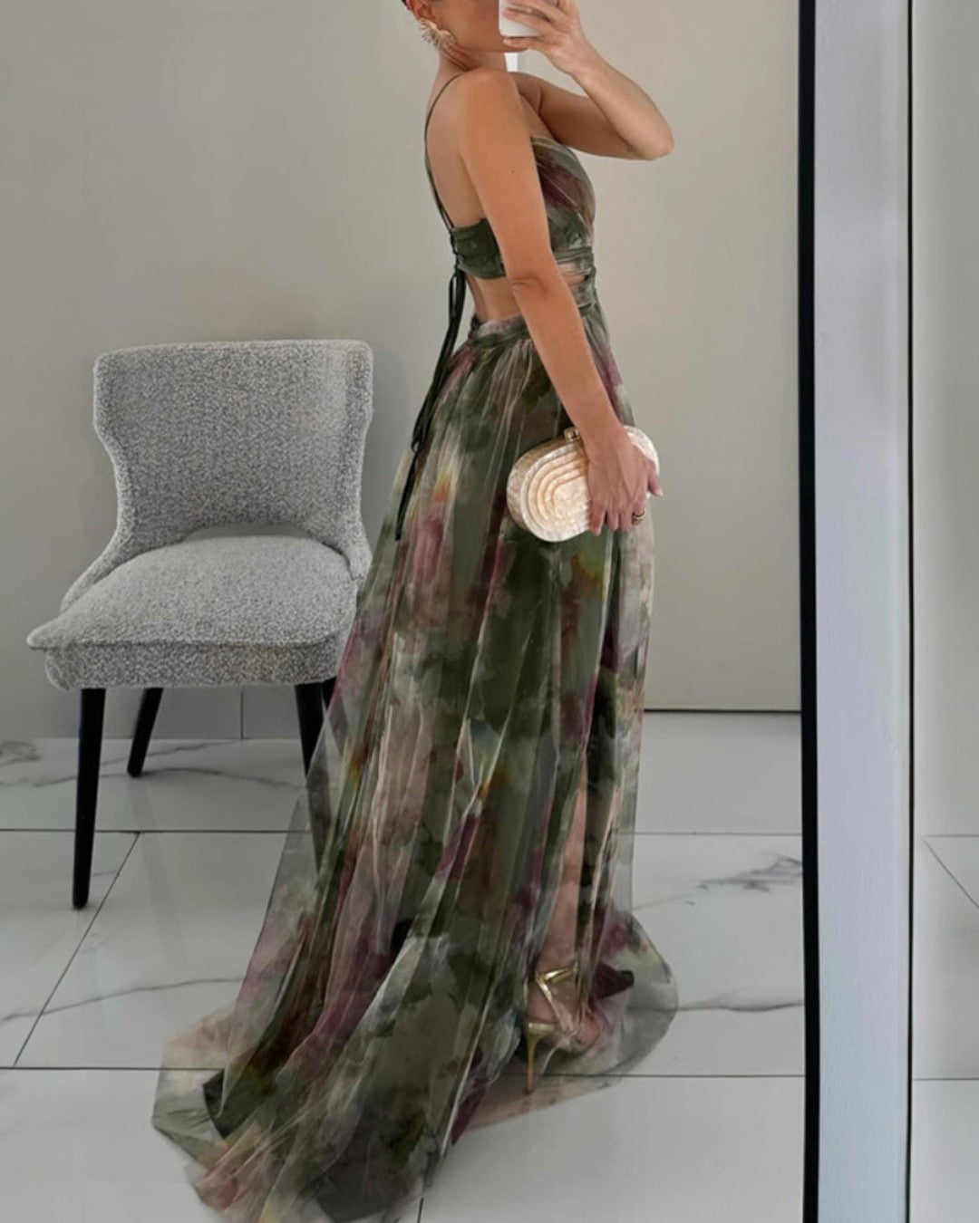 PERSIAN | Robe maxi florale élégante (Édition spéciale)