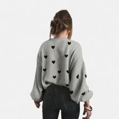 Sakura - Pull Douillet à Cœurs
