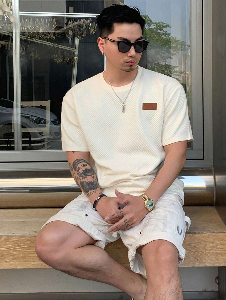  Ethan T-shirt décontracté à manches courtes pour homme