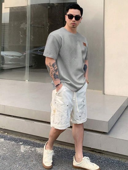  Ethan T-shirt décontracté à manches courtes pour homme