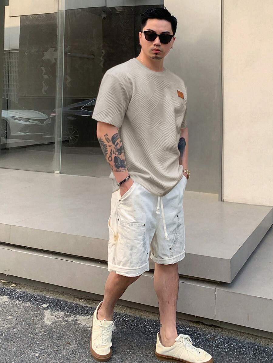  Ethan T-shirt décontracté à manches courtes pour homme