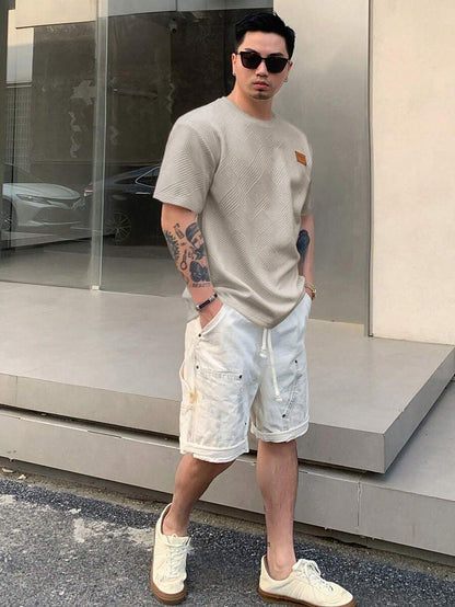  Ethan T-shirt décontracté à manches courtes pour homme