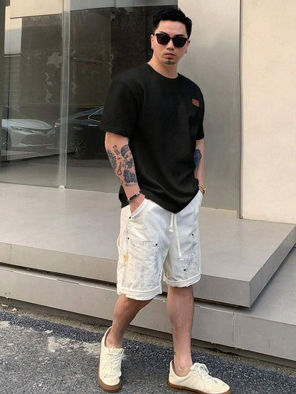  Ethan T-shirt décontracté à manches courtes pour homme
