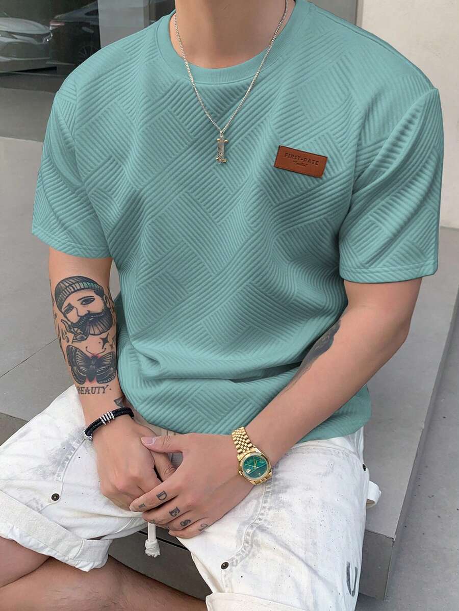  Ethan T-shirt décontracté à manches courtes pour homme