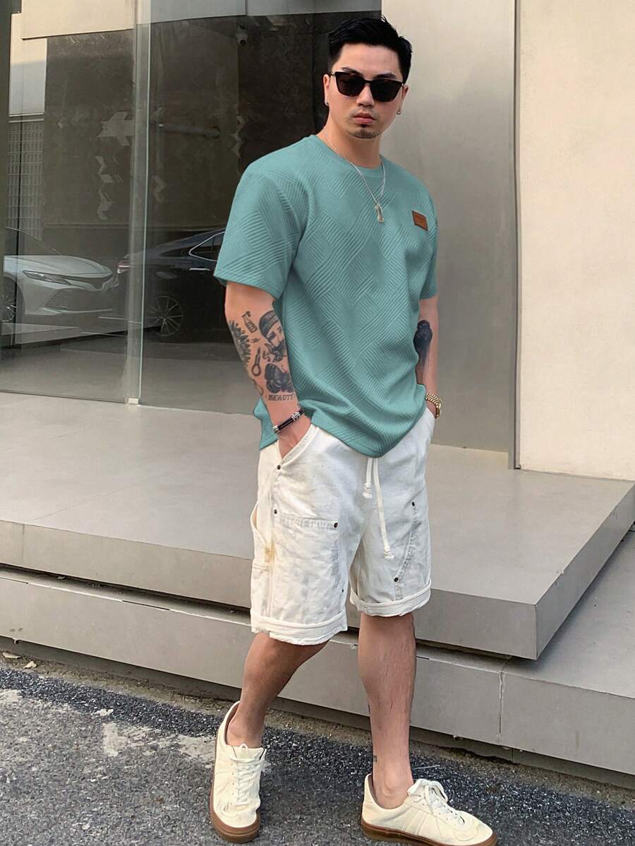  Ethan T-shirt décontracté à manches courtes pour homme