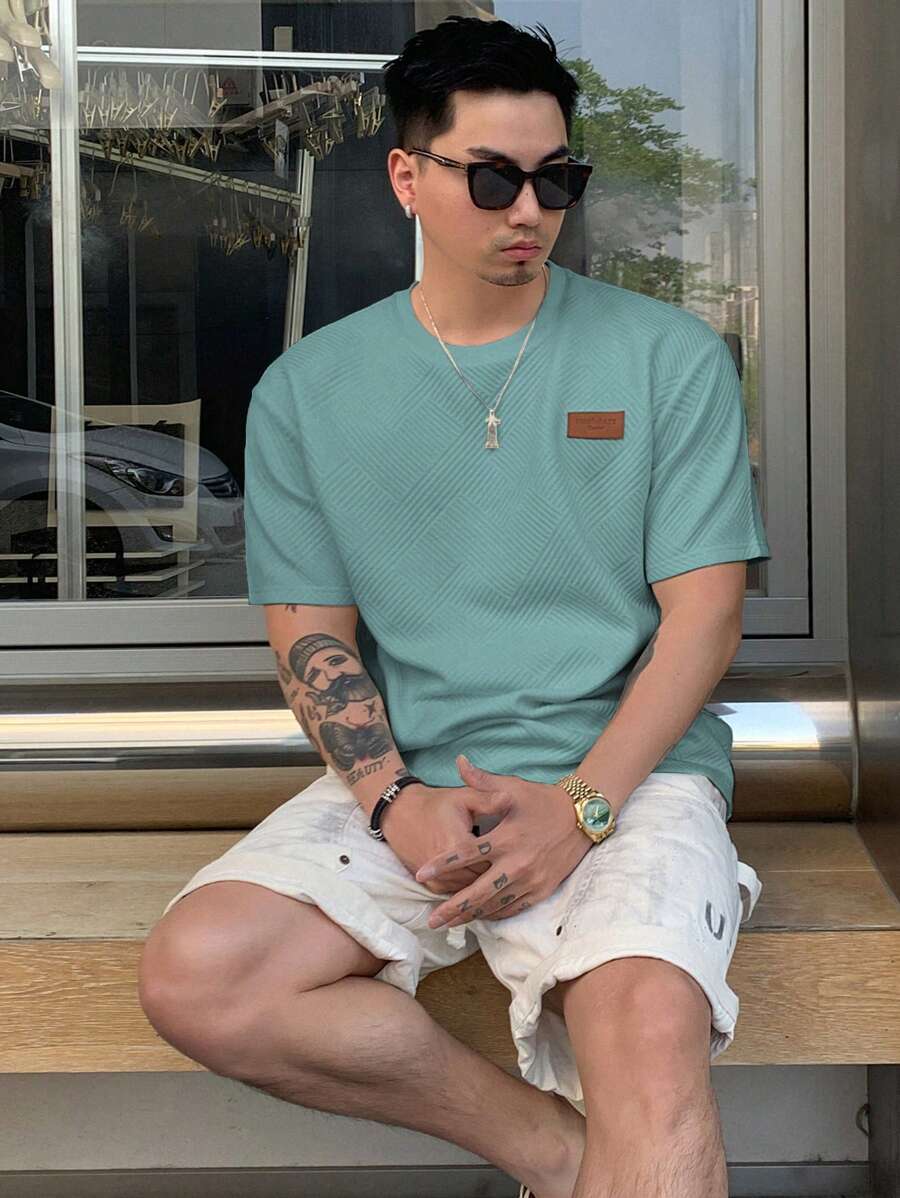  Ethan T-shirt décontracté à manches courtes pour homme