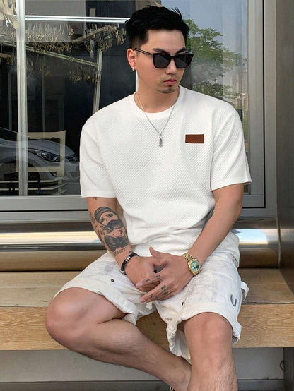  Ethan T-shirt décontracté à manches courtes pour homme