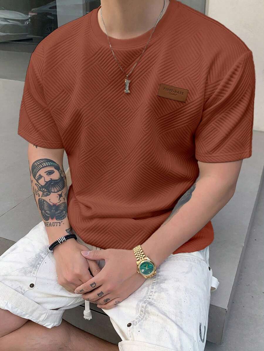  Ethan T-shirt décontracté à manches courtes pour homme