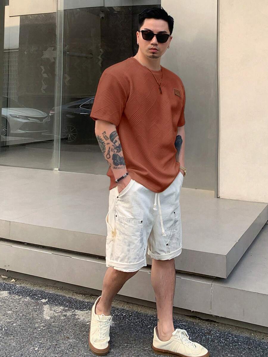  Ethan T-shirt décontracté à manches courtes pour homme