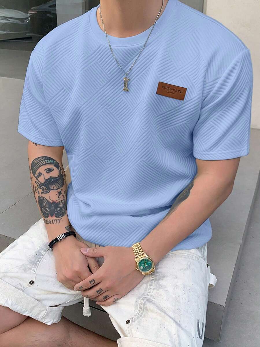  Ethan T-shirt décontracté à manches courtes pour homme