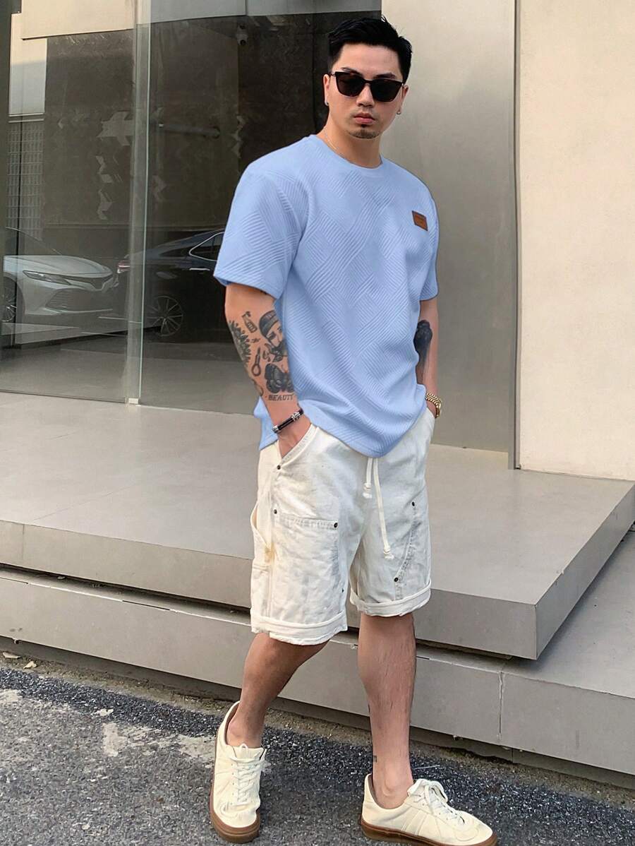  Ethan T-shirt décontracté à manches courtes pour homme