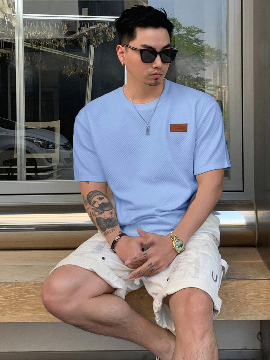 Ethan T-shirt décontracté à manches courtes pour homme