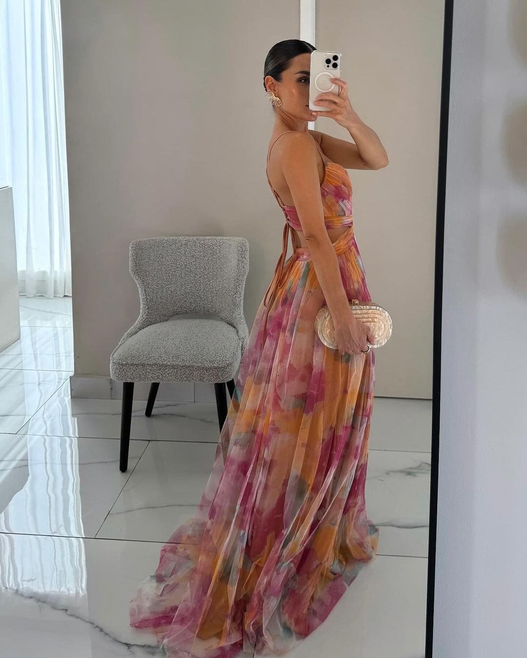 PERSIAN | Robe maxi florale élégante (Édition spéciale)