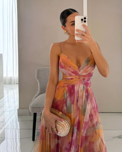 PERSIAN | Robe maxi florale élégante (Édition spéciale)