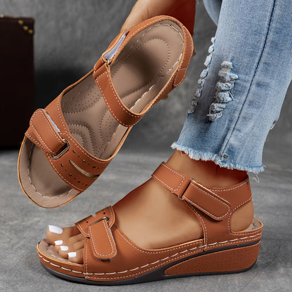 Sandales compensées légères à plateforme pour Femme