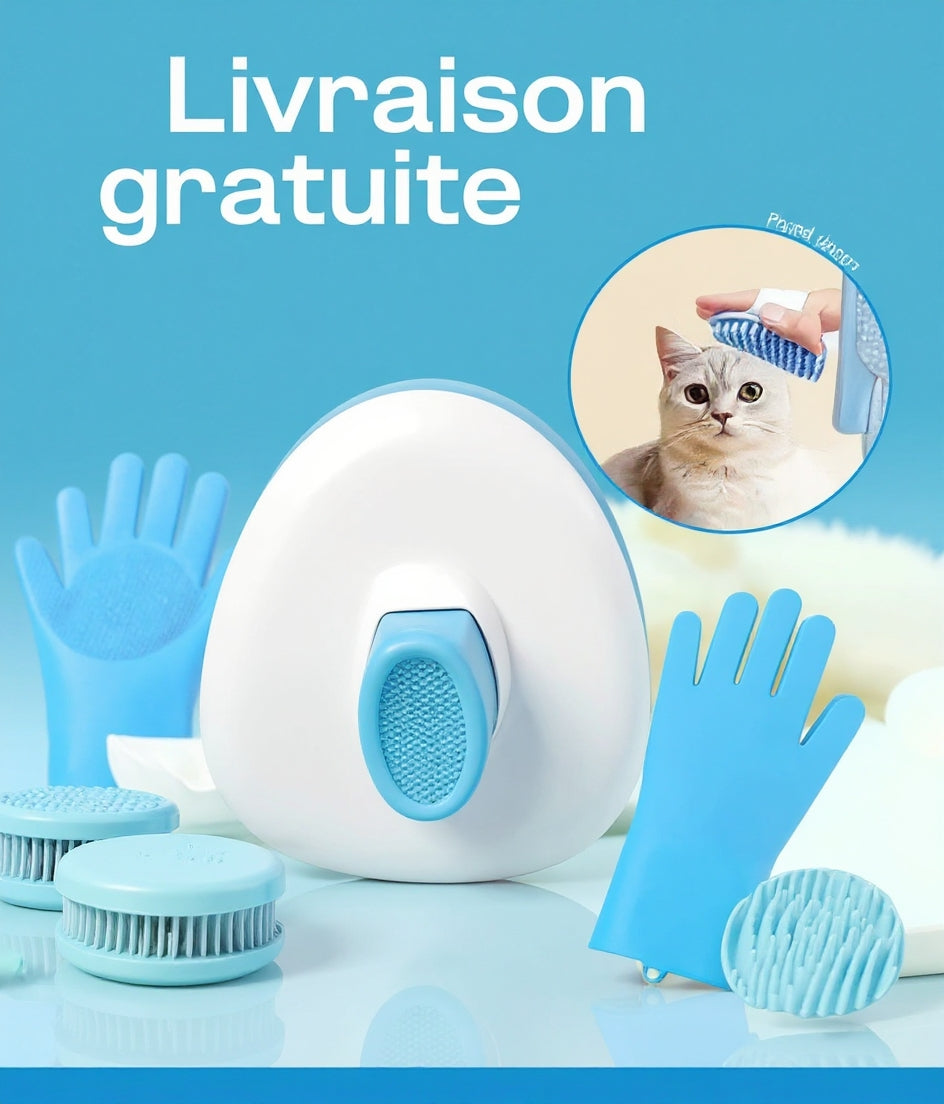 🐾Kit de toilettage 6-en-1 pour animaux