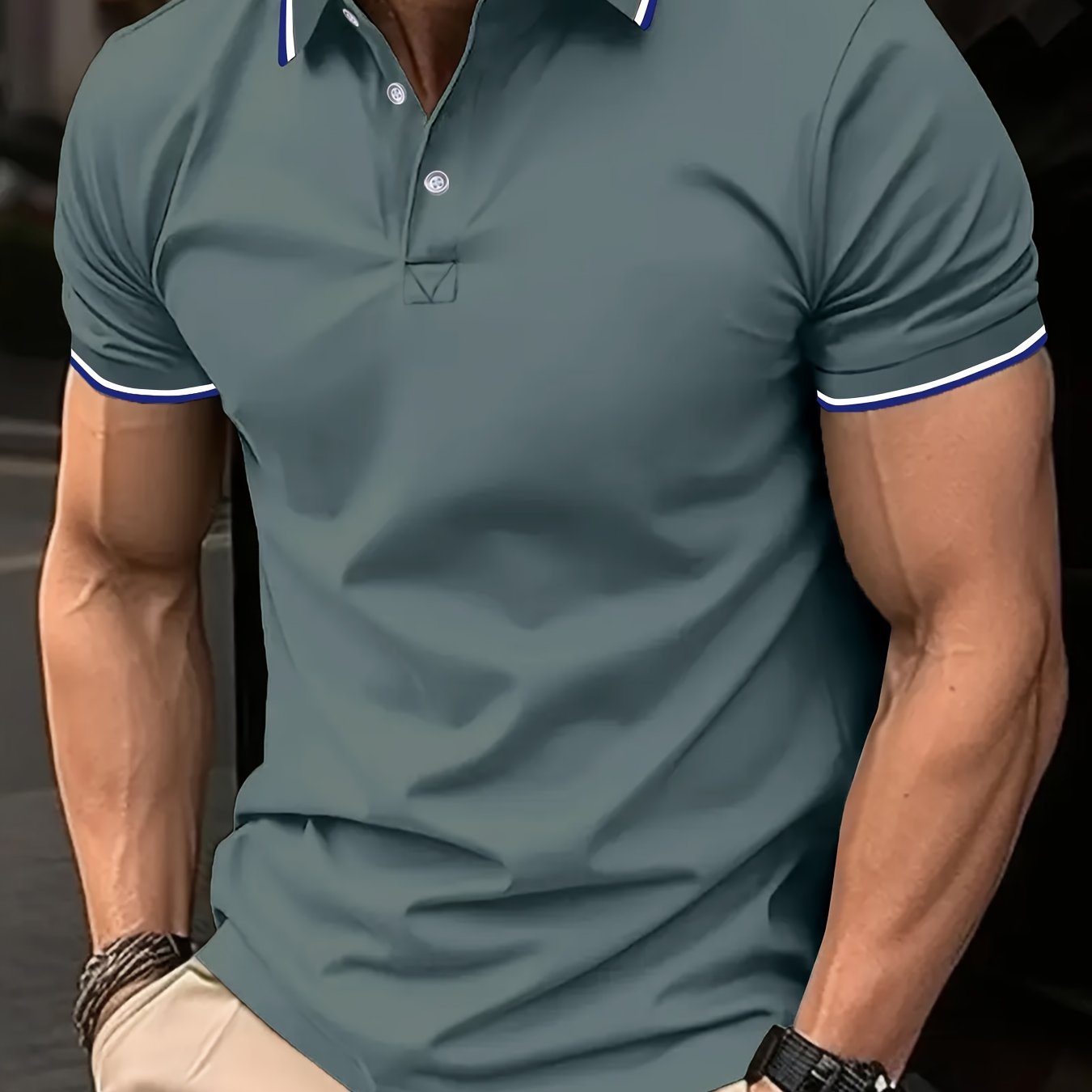 Polo homme classique à manches courtes