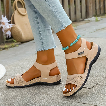 Sandales Compensées d'Été pour Femme – Légères et Étincelantes