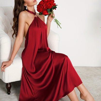 Robe de Soirée de Luxe Haute Gamme Épaules Dénudées pour Femme – Bordeaux