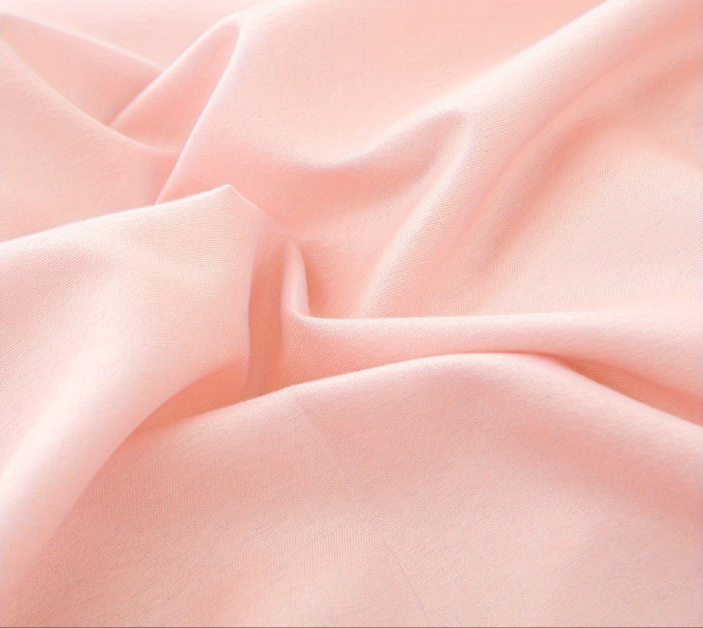 Ensemble de housse de couette en polyester rose – 3 pièces avec 2 taies d’oreiller