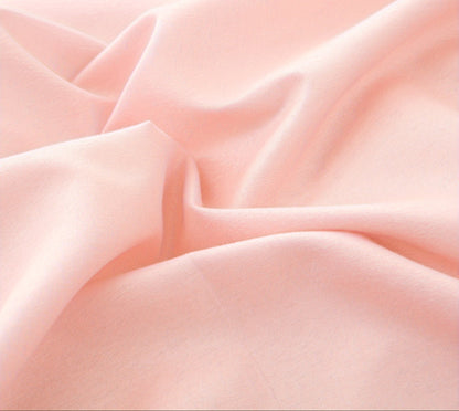 Ensemble de housse de couette en polyester rose – 3 pièces avec 2 taies d’oreiller