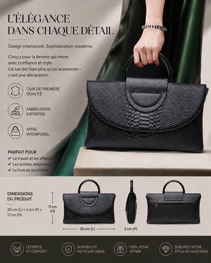 Pochette en Cuir Élégante pour Femme