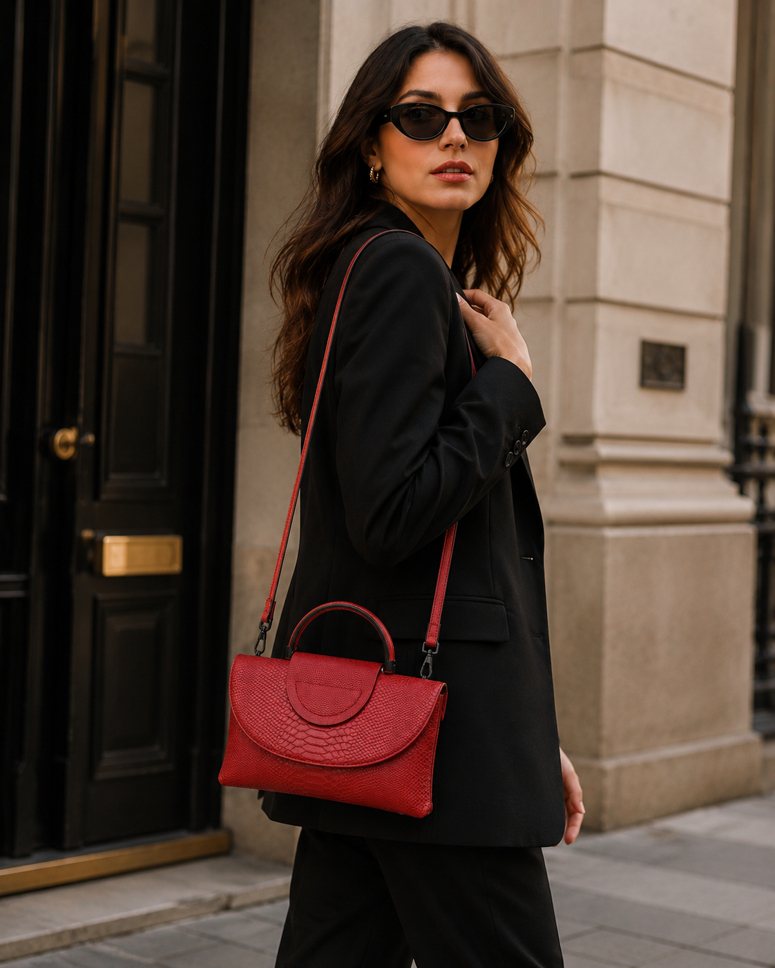 Pochette en Cuir Élégante pour Femme