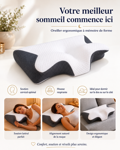 Oreiller Ergonomique Profilé