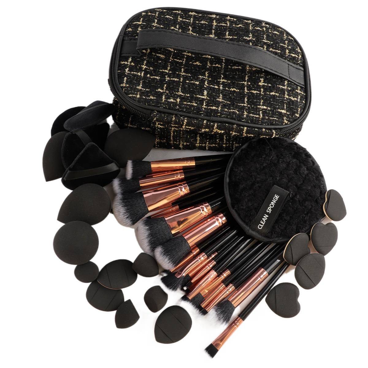 Un ensemble de pinceaux de maquillage