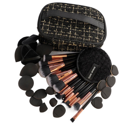Un ensemble de pinceaux de maquillage
