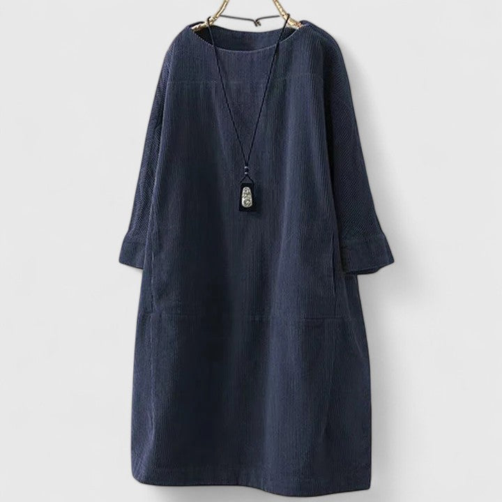 Lorna - Élégante Robe Midi Confortable