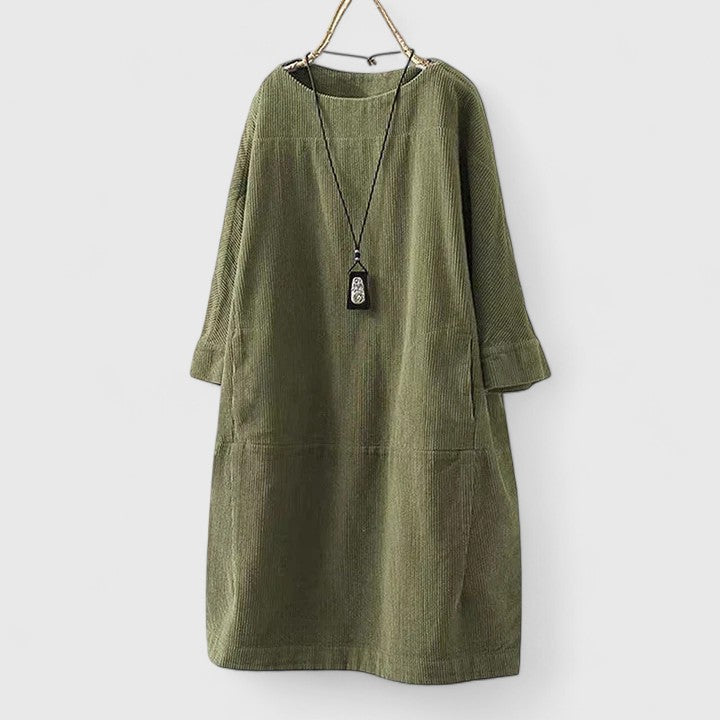 Lorna - Élégante Robe Midi Confortable