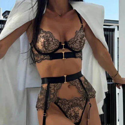 Larissa - Ensemble Dentelle Élégance Sensuelle | Amélor Paris