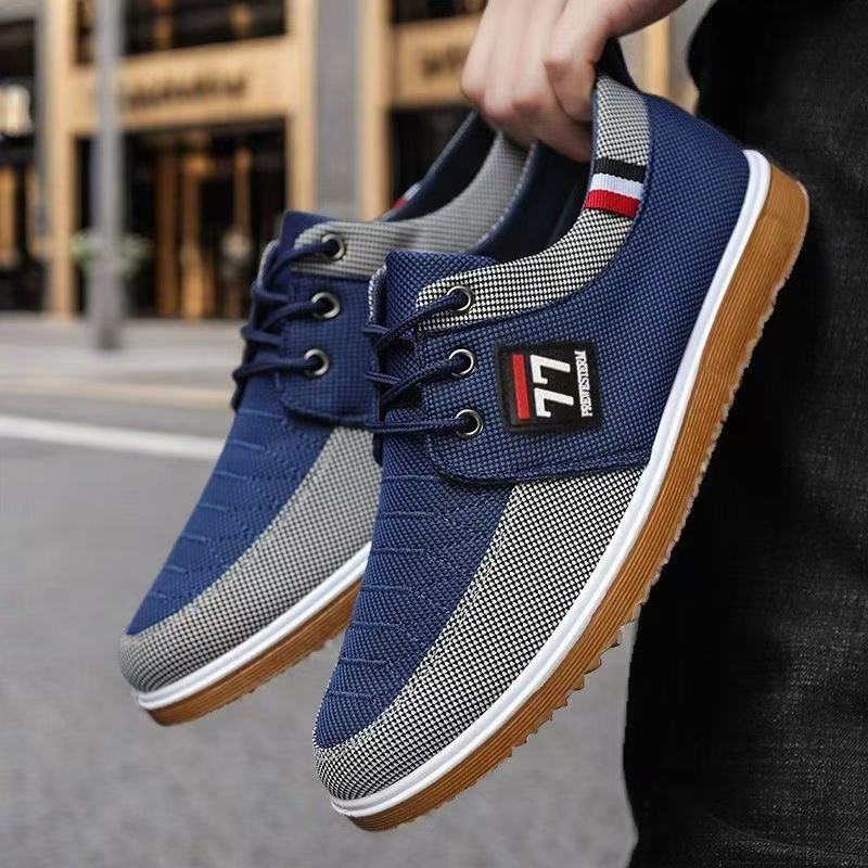 Jacky-Baskets en Toile pour Homme – Chaussures de Course Décontractées Polyvalentes avec Semelle Souple