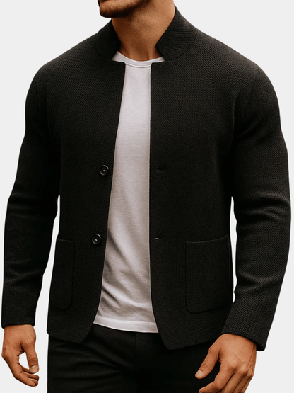 AMAURY| GILET EN MAILLE STRUCTURÉE POUR HOMME
