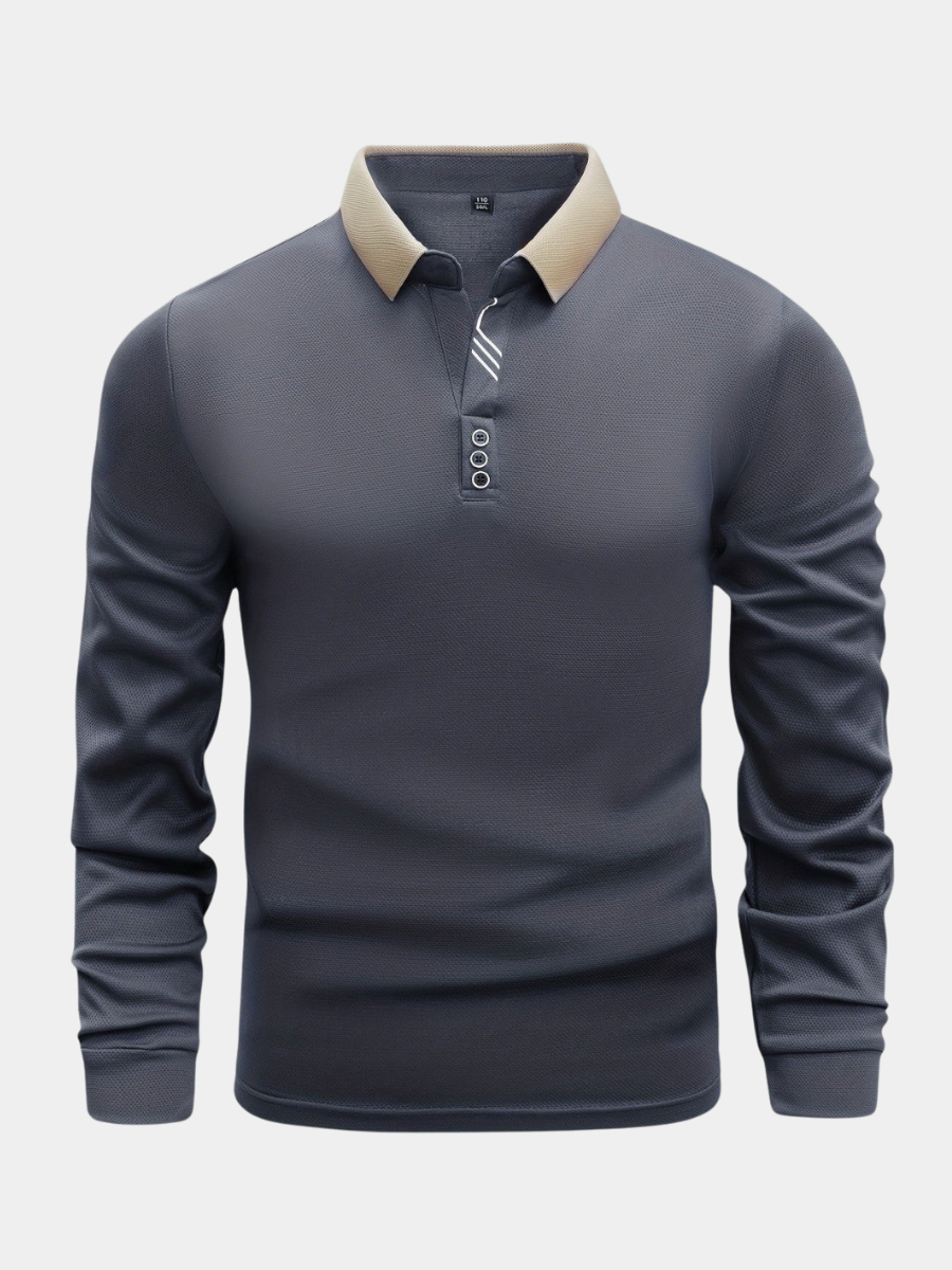 OCTAVE | POLO MANCHES LONGUES POUR HOMME