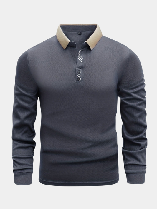 OCTAVE | POLO MANCHES LONGUES POUR HOMME
