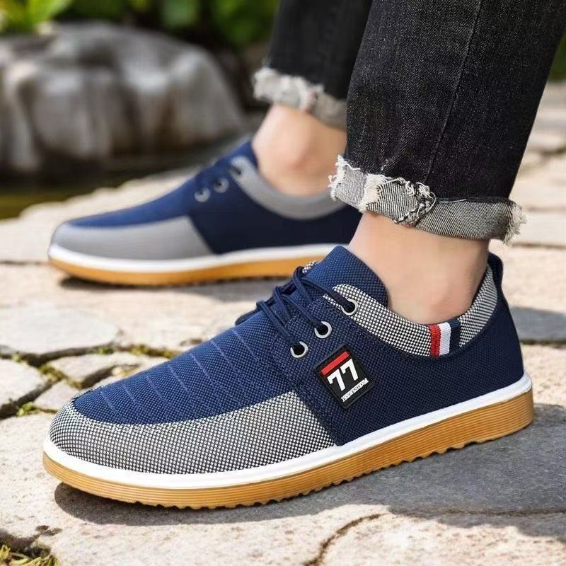 Jacky-Baskets en Toile pour Homme – Chaussures de Course Décontractées Polyvalentes avec Semelle Souple