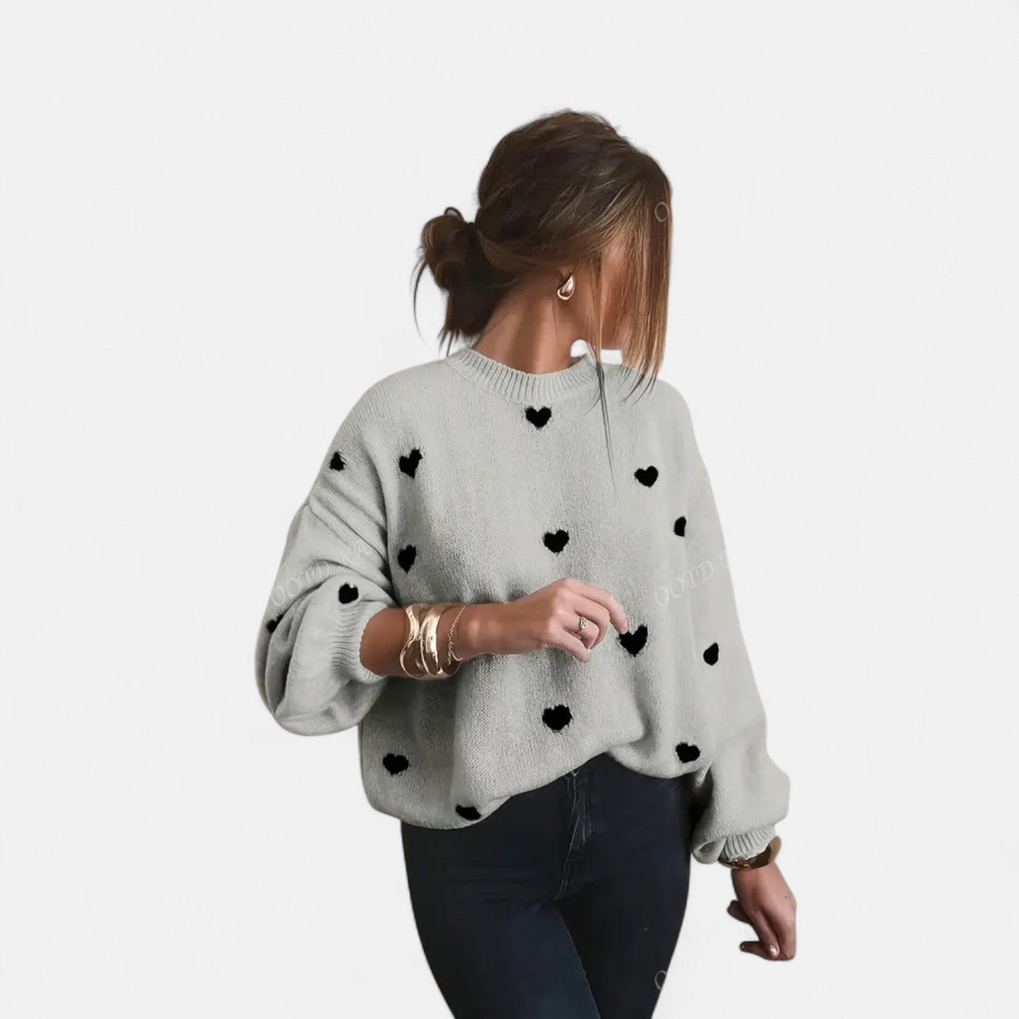 Sakura - Pull Douillet à Cœurs