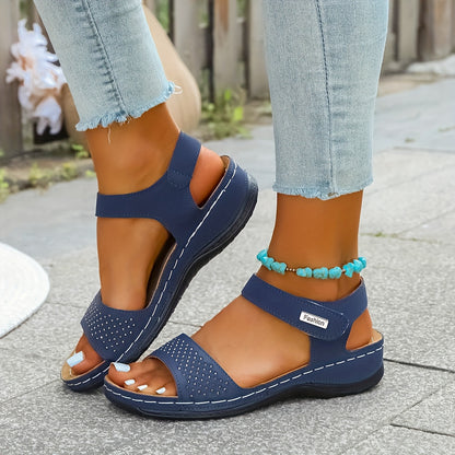 Sandales Compensées d'Été pour Femme – Légères et Étincelantes