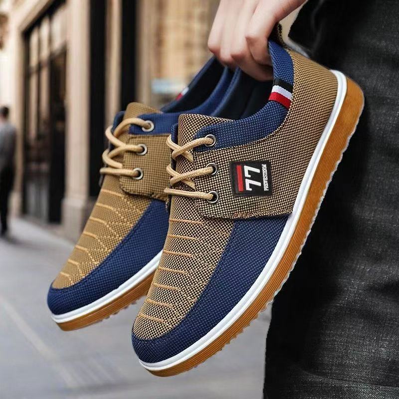 Jacky-Baskets en Toile pour Homme – Chaussures de Course Décontractées Polyvalentes avec Semelle Souple