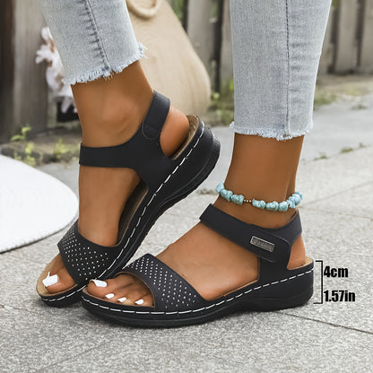Sandales Compensées d'Été pour Femme – Légères et Étincelantes