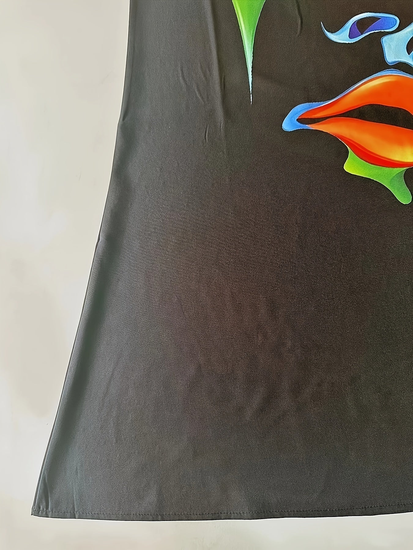 Robe d’été sans manches à imprimé coloré