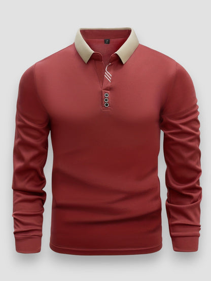 OCTAVE | POLO MANCHES LONGUES POUR HOMME