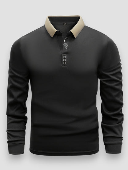 OCTAVE | POLO MANCHES LONGUES POUR HOMME
